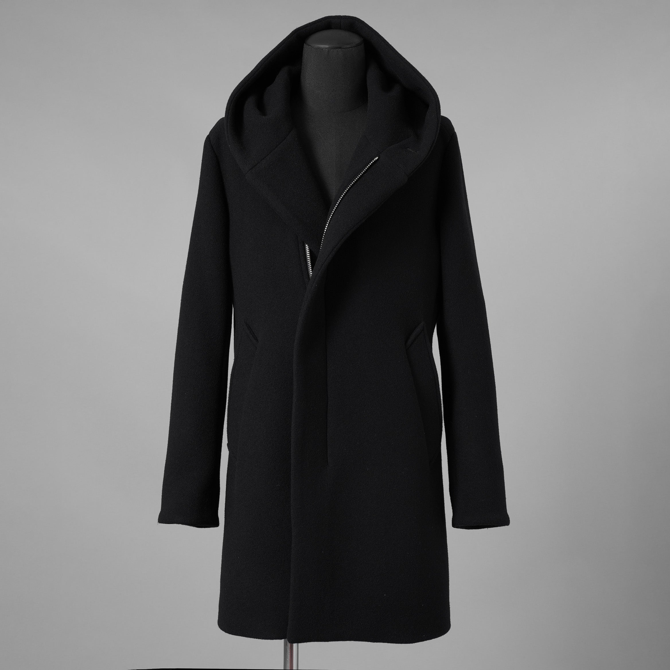 1PIU1UGUALE3 ウノピゥウノウグァーレトレ / 18AW 美品 WRAP NECK HOOD