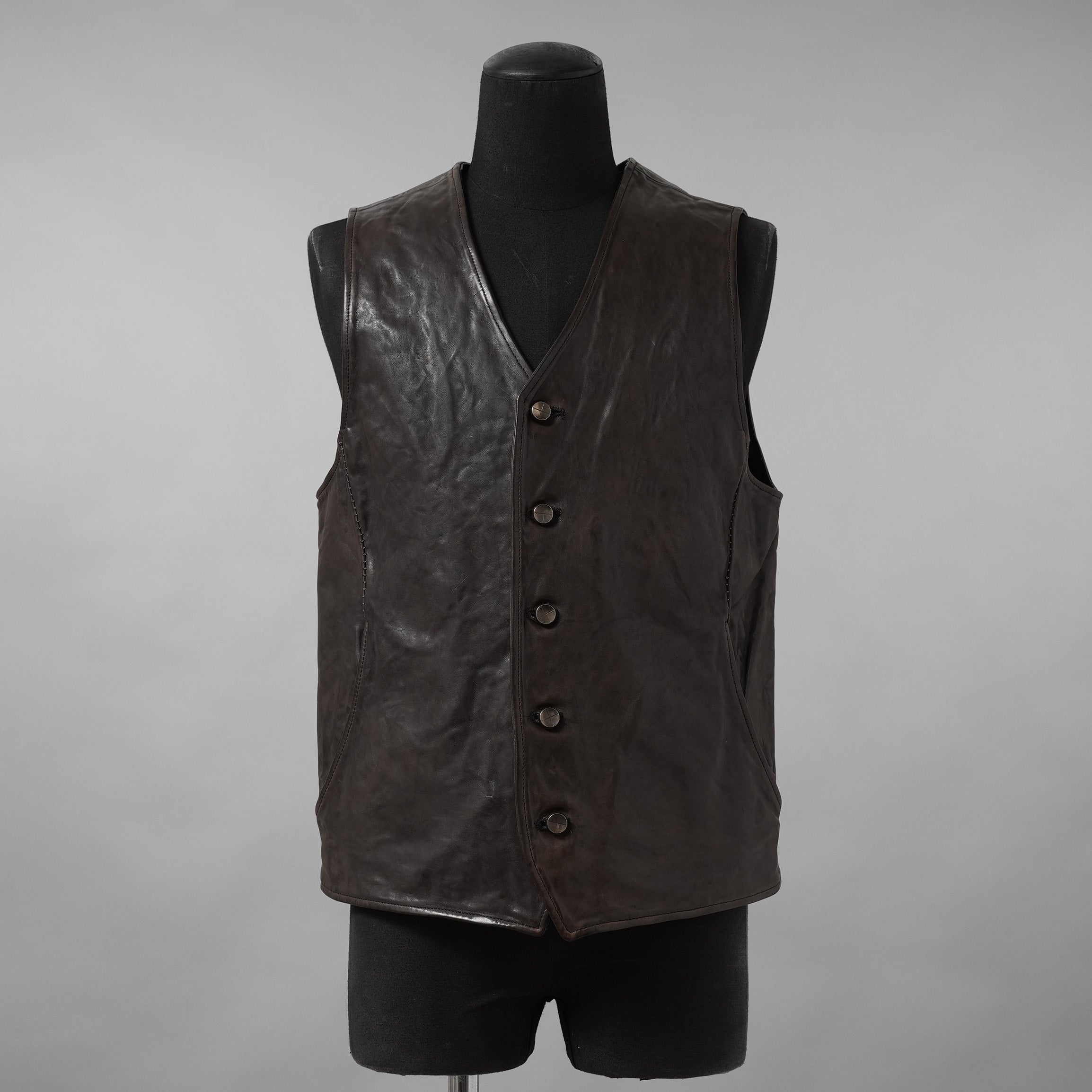 incarnation インカーネーション レザーベスト incarnation インカネーション / 24SS 新型 Horse Leather Vest 5B
