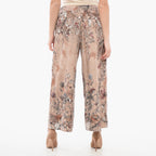 Christian Dior クリスチャン ディオール / 23SS  美品 花柄パラッツォパンツ / ワイド クロップド / 312P23A3570 / size FR34 IT38 (XS-S) PINK BEIGE