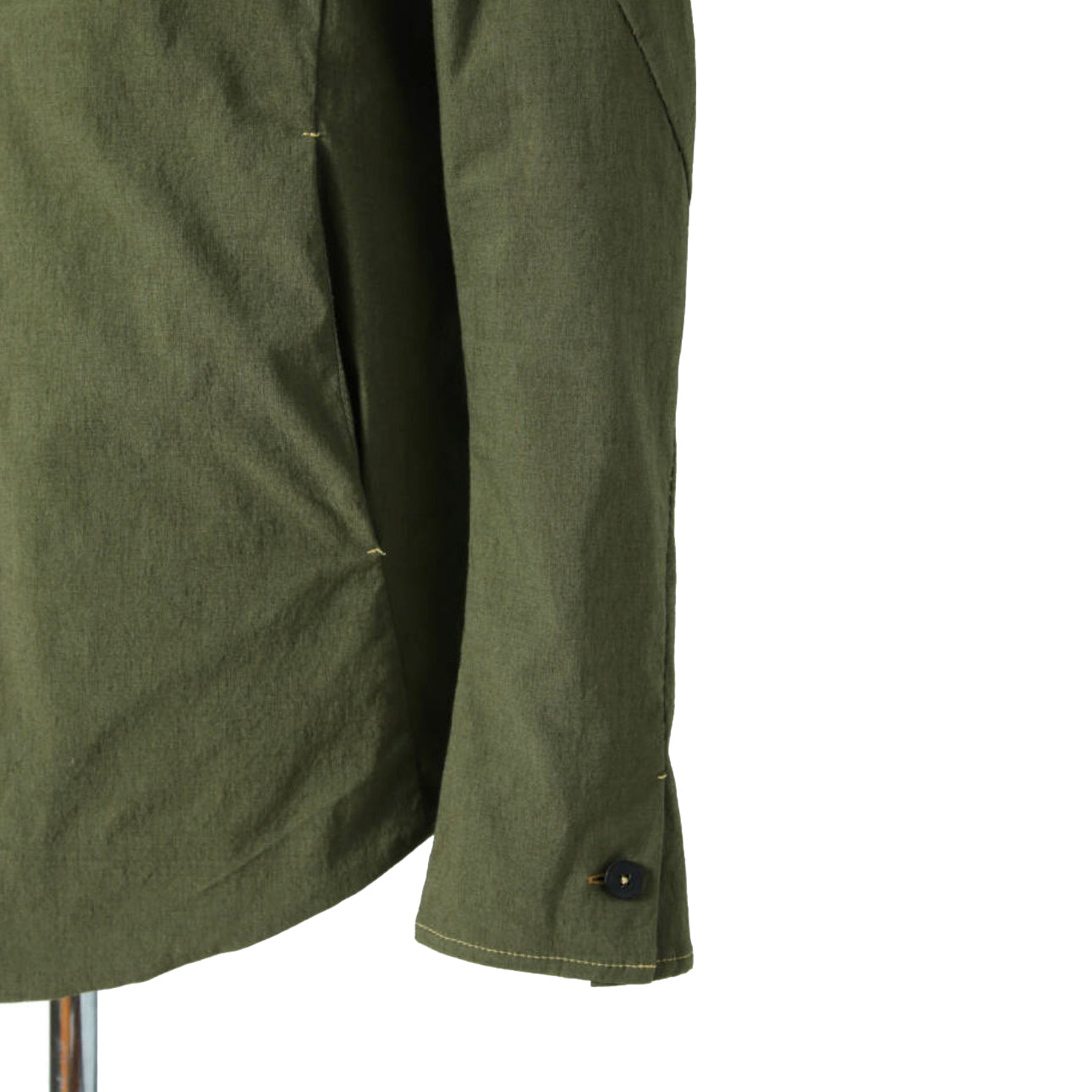 新品 incarnation インカネーション / 22SS オーバーロック ストレッチコットン アナトミカル シャツ / size M (KHAKI)