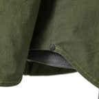 新品 incarnation インカネーション / 22SS オーバーロック ストレッチコットン アナトミカル シャツ / size M (KHAKI)