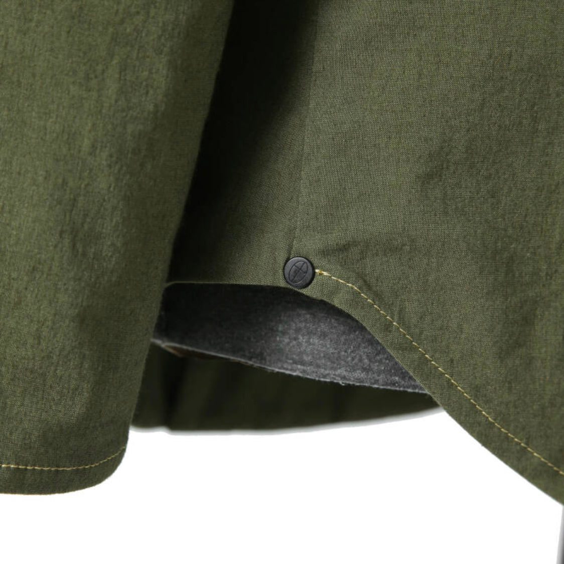 新品 incarnation インカネーション / 22SS オーバーロック ストレッチコットン アナトミカル シャツ / size M (KHAKI)