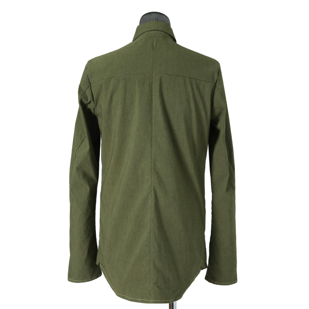 新品 incarnation インカネーション / 22SS オーバーロック ストレッチコットン アナトミカル シャツ / size M (KHAKI)