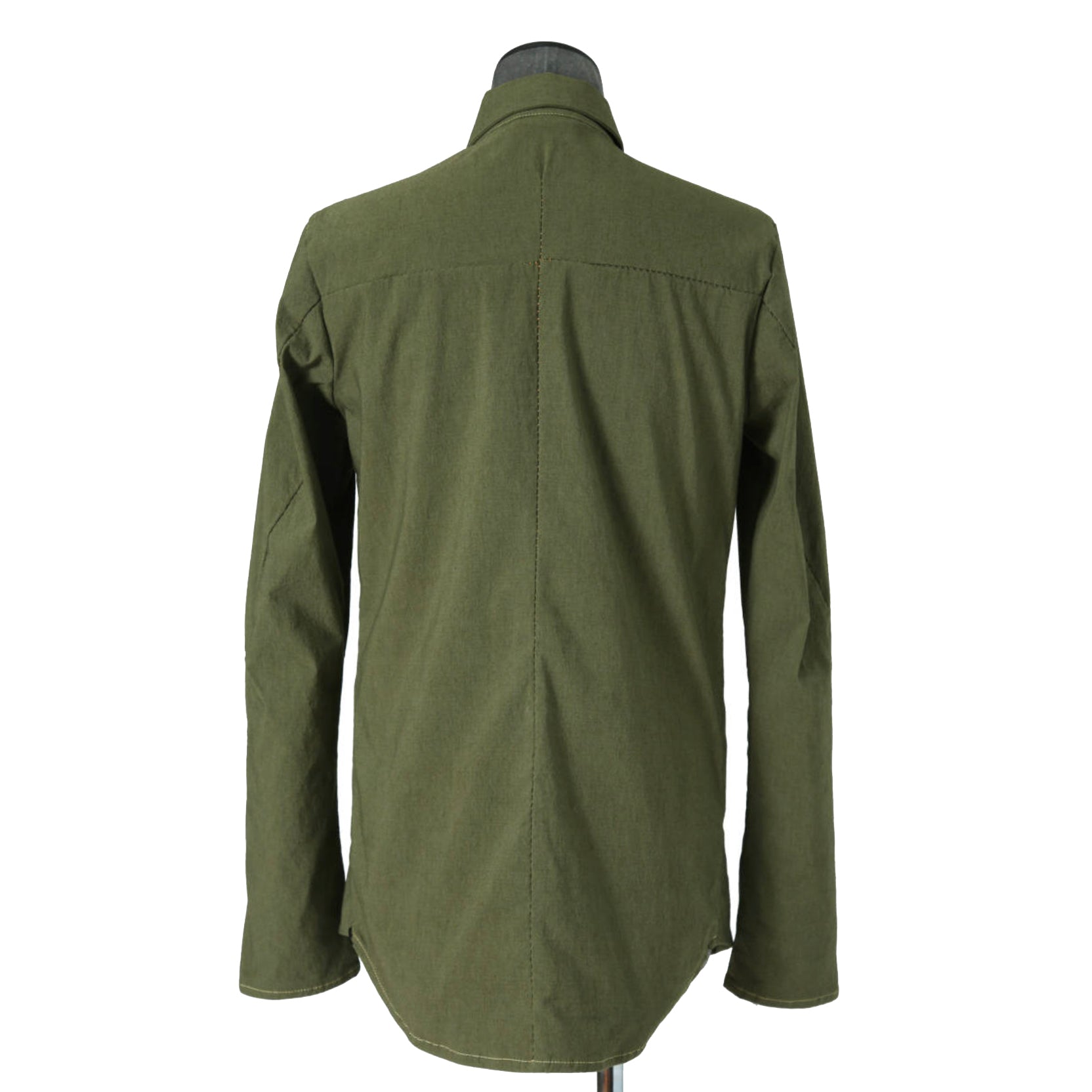 新品 incarnation インカネーション / 22SS オーバーロック ストレッチコットン アナトミカル シャツ / size M (KHAKI)