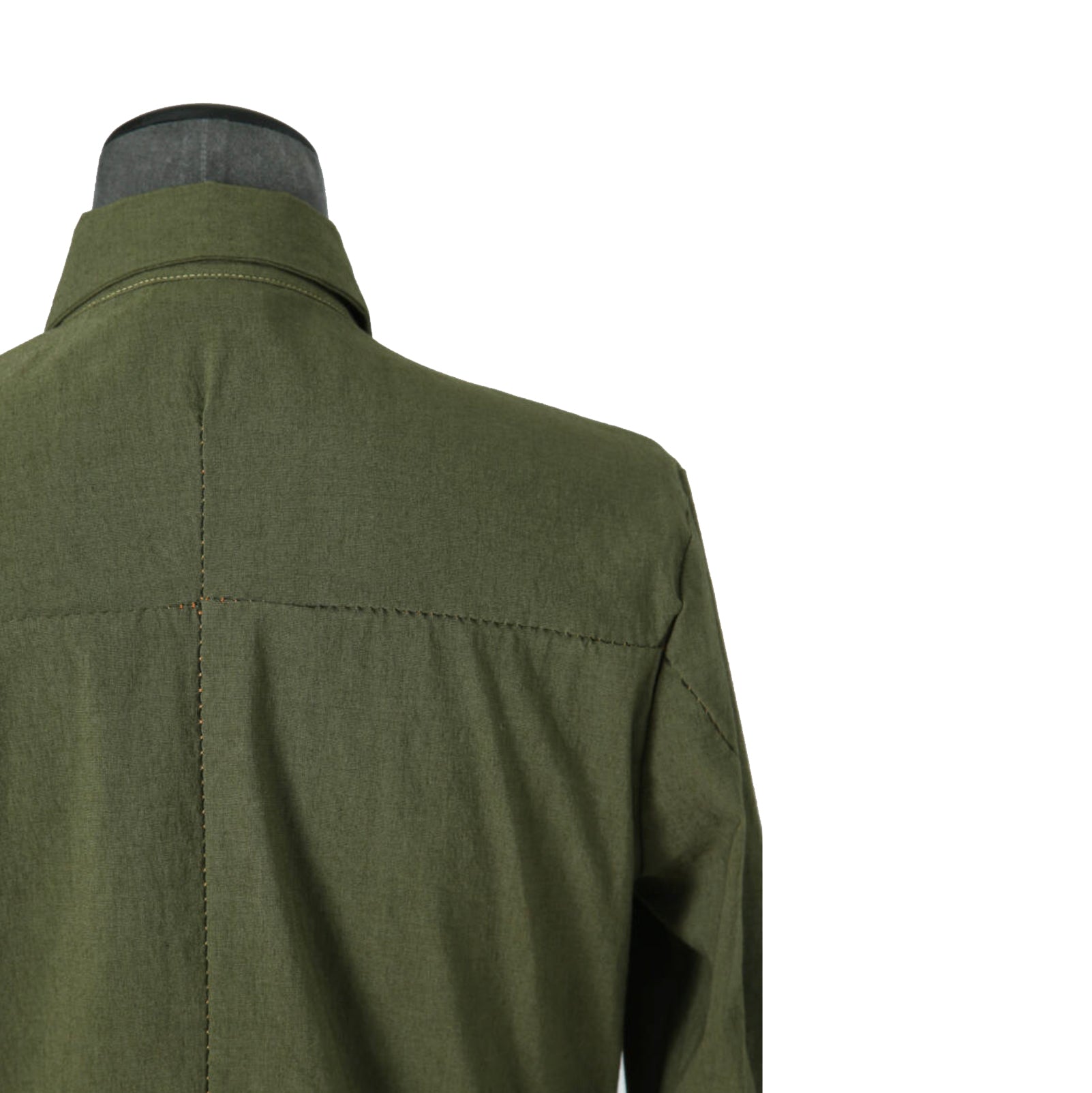 新品 incarnation インカネーション / 22SS オーバーロック ストレッチコットン アナトミカル シャツ / size M (KHAKI)