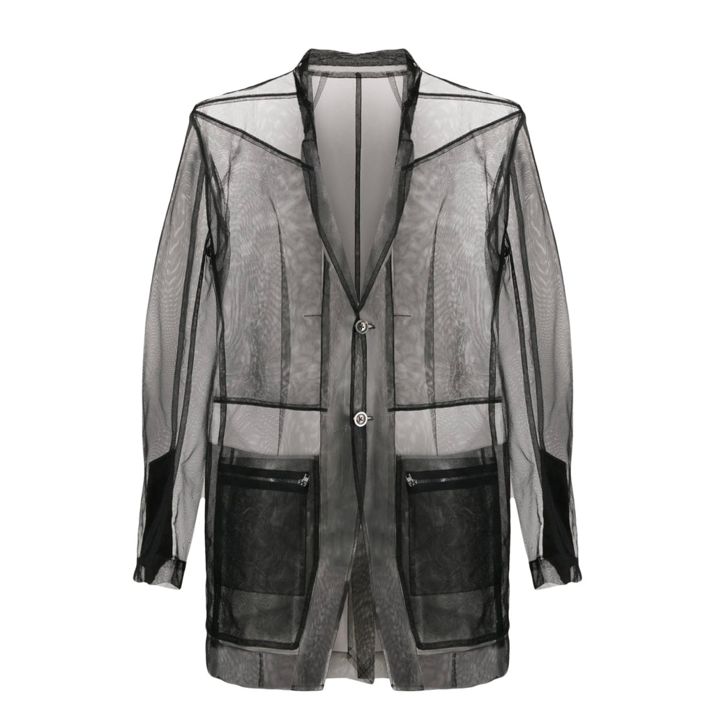Rick Owens リックオウエンス / 23SS EDFU / LIDO Tulle Blazer / シアー素材 リド ジャケット / RR01C4723TU / size 50 ( BLACK)