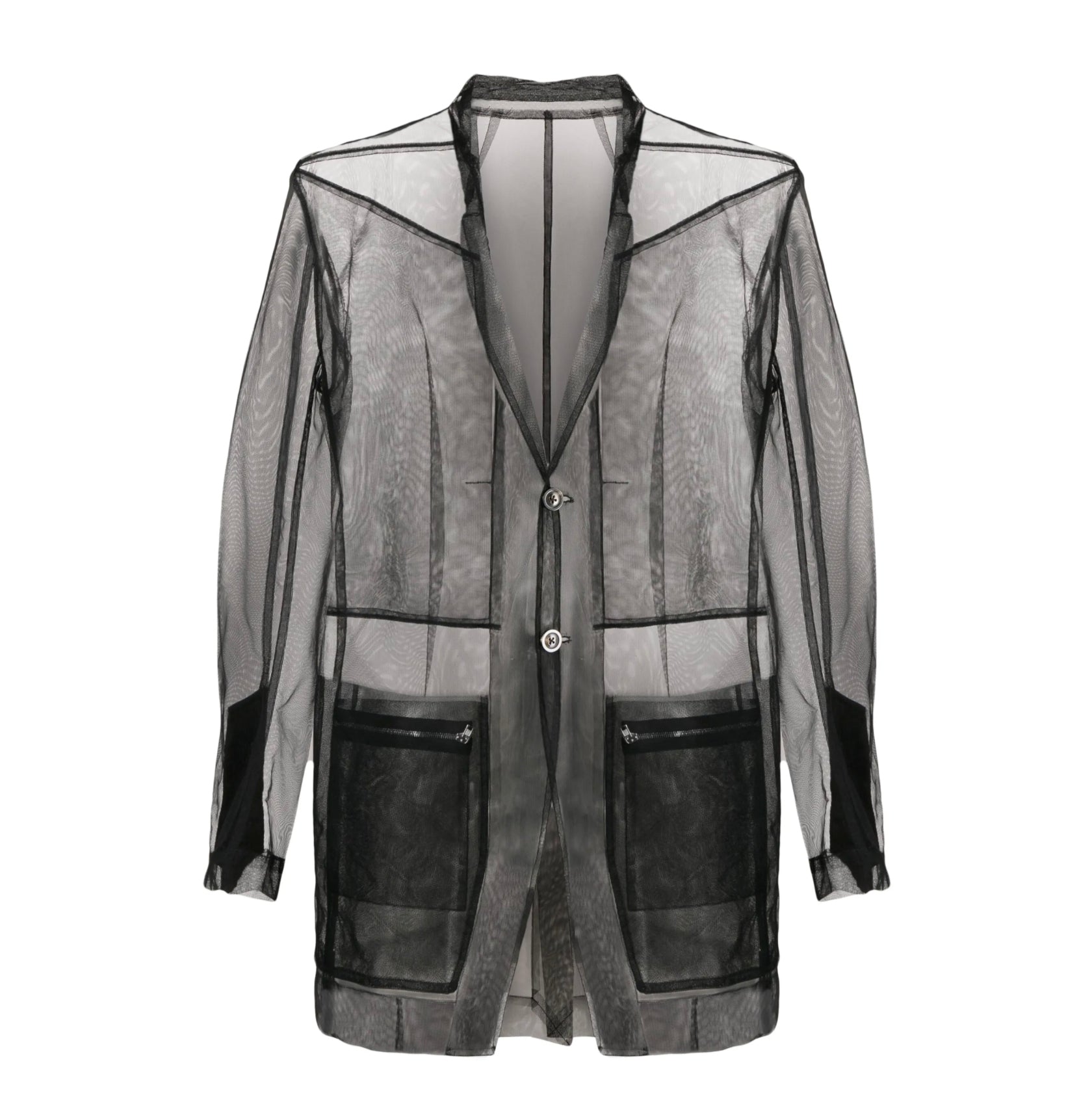 Rick Owens リックオウエンス / 23SS EDFU / LIDO Tulle Blazer / シアー素材 リド ジャケット / RR01C4723TU / size 50 ( BLACK)