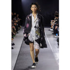 Yohji Yamamoto POUR HOMME ヨウジヤマモト プールオム / 美品 25SS COLOR SCHEME PRINT JACKET シルクジャケット/ HP-J67-828-1-03 / size 2 (BLACK)