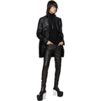 新品 Rick Owens リック オウエンス / 24SS LIDO / FOG Pocket Lido Leather Jacket / オイルカーフ レザー ジャケット / RU01D3723LOY / size 48 (BLACK)