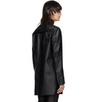 新品 Rick Owens リック オウエンス / 24SS LIDO / FOG Pocket Lido Leather Jacket / オイルカーフ レザー ジャケット / RU01D3723LOY / size 48 (BLACK)