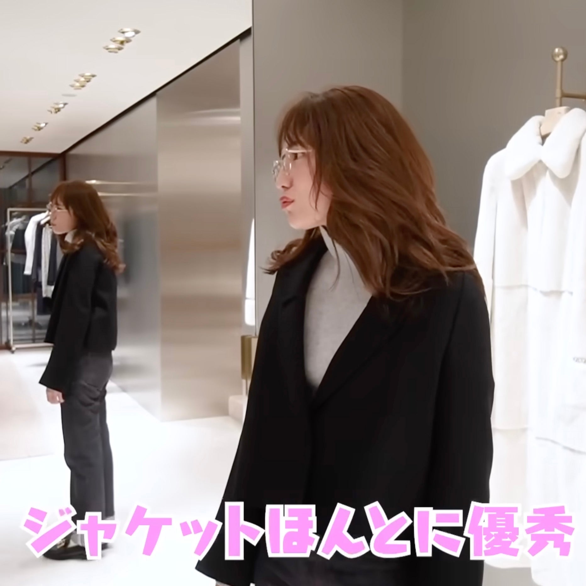 FENDI フェンディ / 川口春奈 着用 / 美品 23AW レイヤードカラー クロップド テーラード ジャケット / FJ7464AXAU / size 38 ( BLACK ) レディース