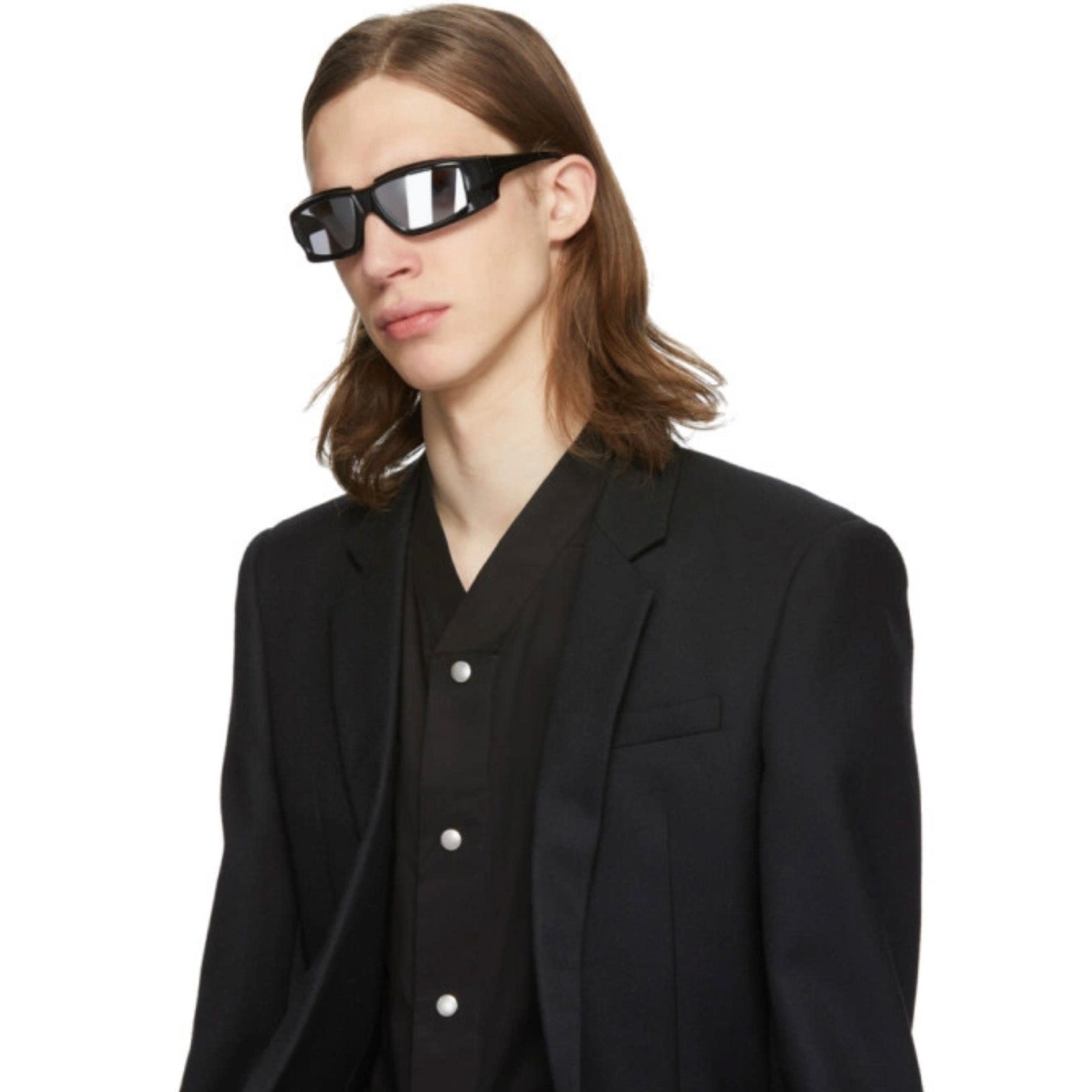Rick Owens リックオウエンス / 25SS SUNGLASSES RICK RICK NERO サングラス / 57 15-140 (BLACK) アクセサリー