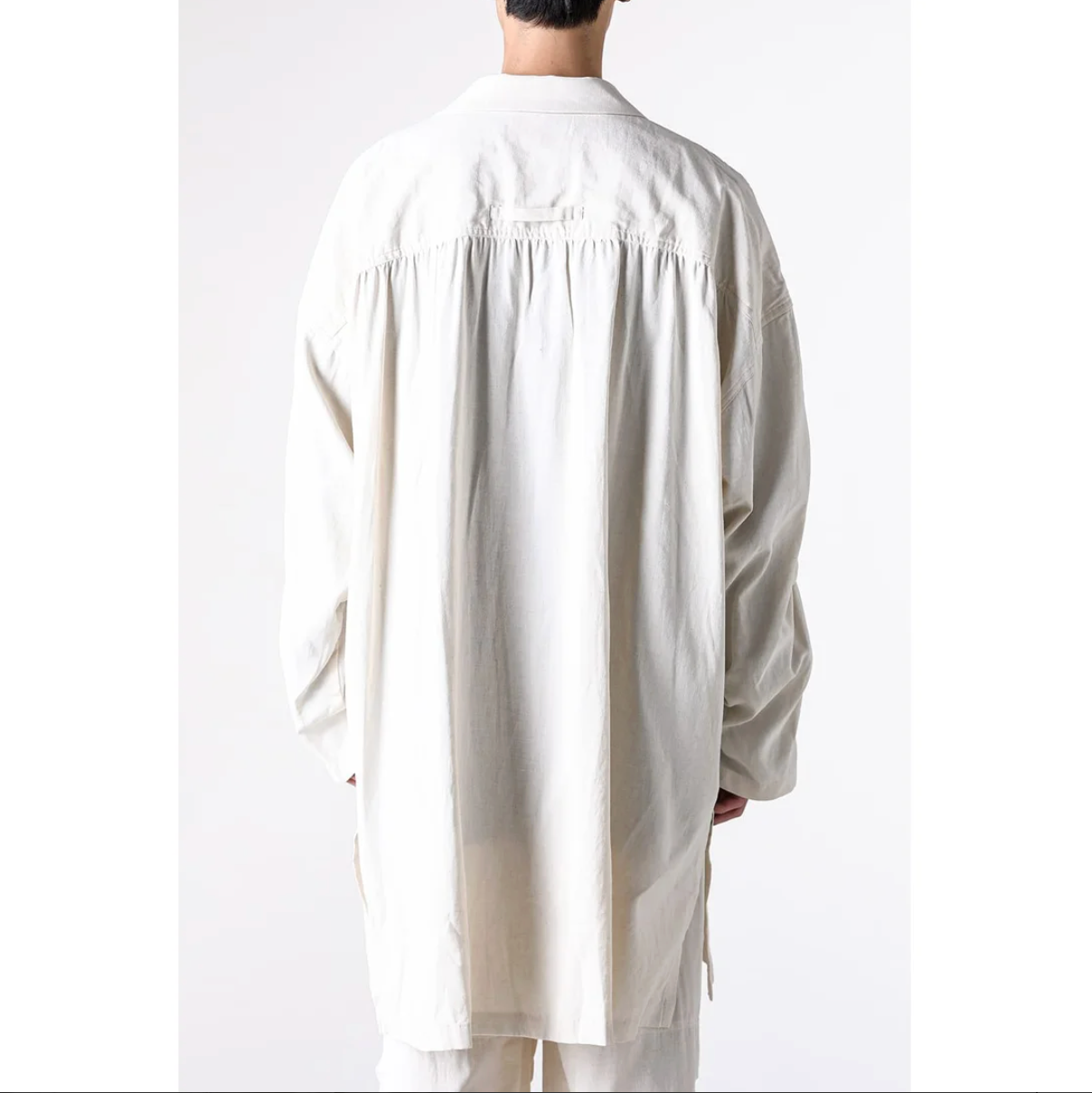 The Viridi-anne ザ ヴィリディアン / 美品 25SS ピグメントプリント ビエラ ショップ コート / VI-3845-06 / size 3 (IVORY)
