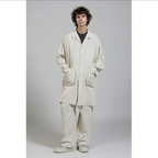 The Viridi-anne ザ ヴィリディアン / 美品 25SS ピグメントプリント ビエラ ショップ コート / VI-3845-06 / size 3 (IVORY)
