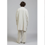 The Viridi-anne ザ ヴィリディアン / 美品 25SS ピグメントプリント ビエラ ショップ コート / VI-3845-06 / size 3 (IVORY)