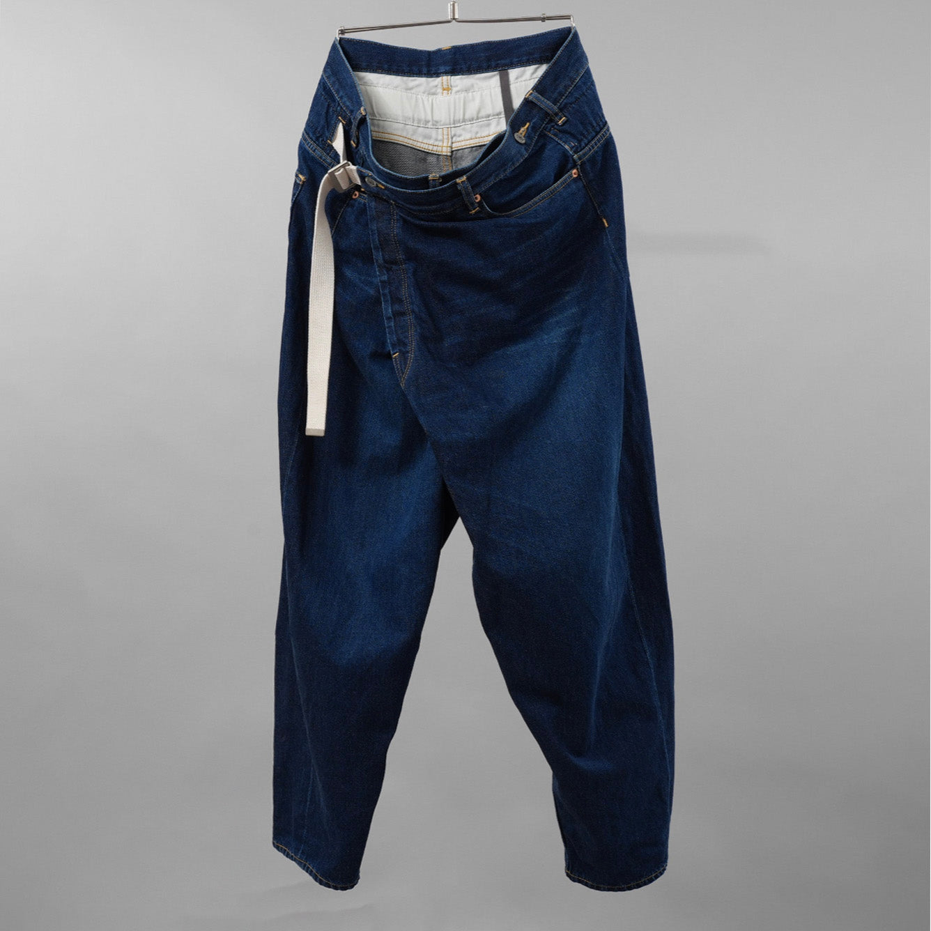 KAZUYUKI KUMAGAI ATTACHMENT カズユキクマガイ アタッチメント / 美品 19AW ラップデニム パンツ / KP93-031 / size 2 (INDIGO)
