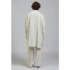 The Viridi-anne ザ ヴィリディアン / 美品 25SS ピグメントプリント ビエラ ショップ コート / VI-3845-06 / size 3 (IVORY)