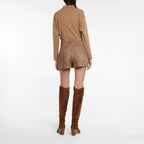 未使用 ETRO エトロ / 21AW Paisley wool and silk blend skort ショートパンツ / 212-18206-0604 / size 42 (BEIGE) レディース