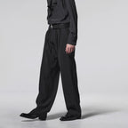 新品 kiryuyrik キリュウキリュウ / 24SS Easy Wide Slacks イージーワイドスラックス パンツ / KR-HP30-906 / size M (BLACK）