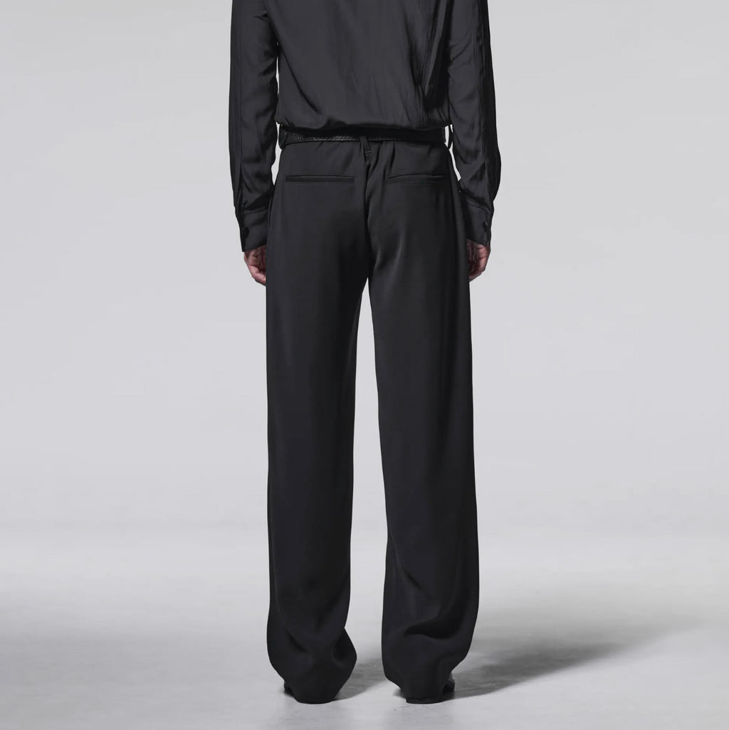 新品 kiryuyrik キリュウキリュウ / 24SS Easy Wide Slacks イージーワイドスラックス パンツ / KR-HP30-906 / size M (BLACK）