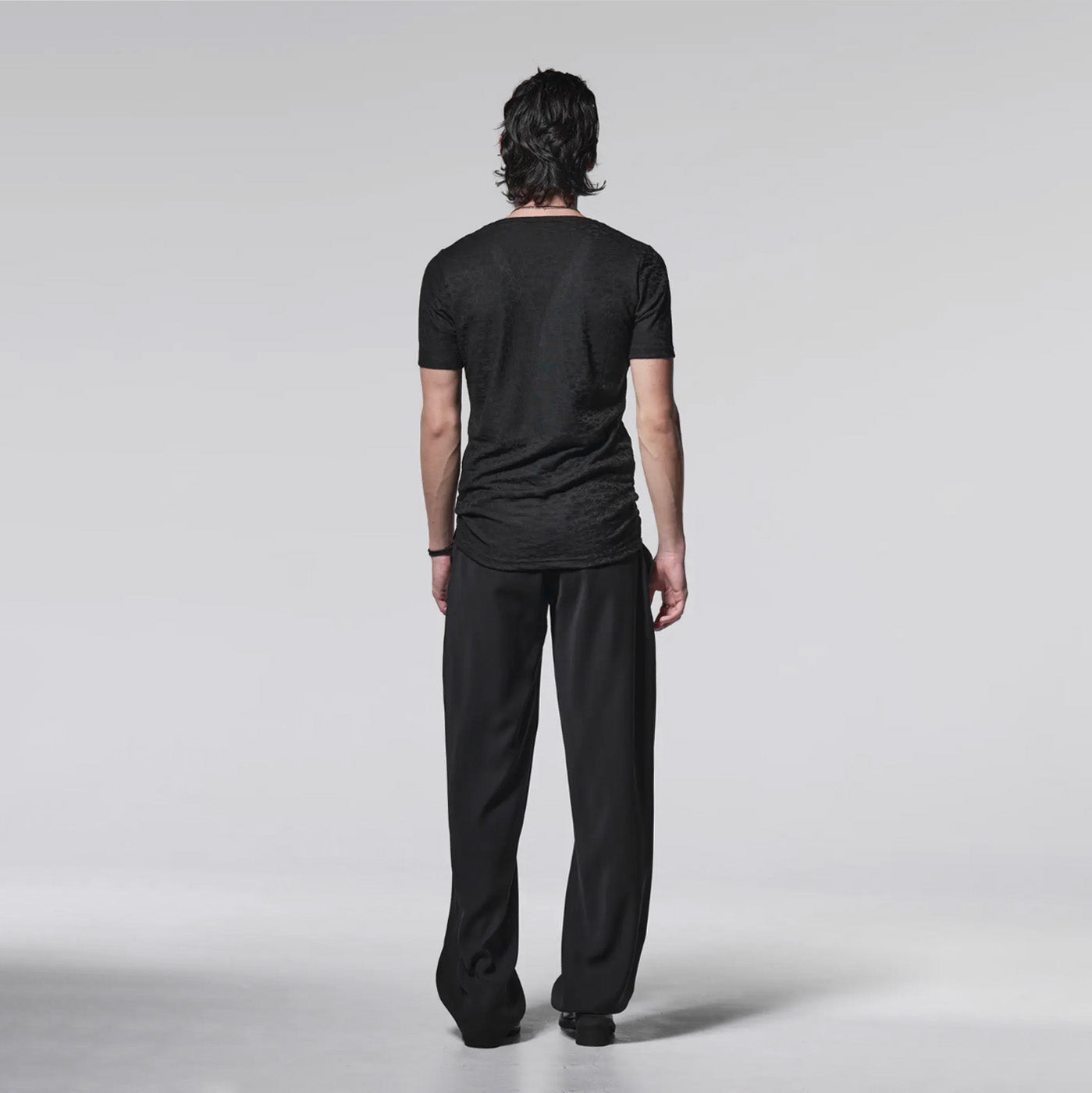 新品 kiryuyrik キリュウキリュウ / 24SS Easy Wide Slacks イージーワイドスラックス パンツ / KR-HP30-906 / size M (BLACK）