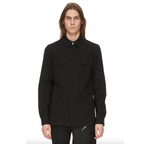 Rick Owens リックオウエンス / 美品 23AW OUTER SHIRT BONOTTO アウターシャツ 長袖シャツ / RL02C7234 TWRP / size 48 (BLACK) 352003-in-ue