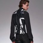 新品 kiryuyrik キリュウキリュウ / 24AW Union Jack Jersey Zip Vest ユニオンジャック ジャージ ジップ ベスト / KS-HV11-602 / size M (BLACK) 123003-alm