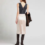 FENDI フェンディ / 23SS フェンディ O'Lock オーロック サテン ペンシル スカート / FQ7451 ANQ4 / size 40 (PINK) レディース 352016-izm