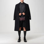 VALENTINO GARAVANI ヴァレンティノ ガラヴァーニ / 美品 23AW 袖ロゴ ウール ロング コート / 3V3CA4347TU / size 46 (BLACK) 352033-in-ue
