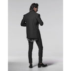 新品 kiryuyrik キリュウキリュウ / 24SS レオンジャケット アウター / KR-HJ02-600 / size M (BLACK) 123011-alm