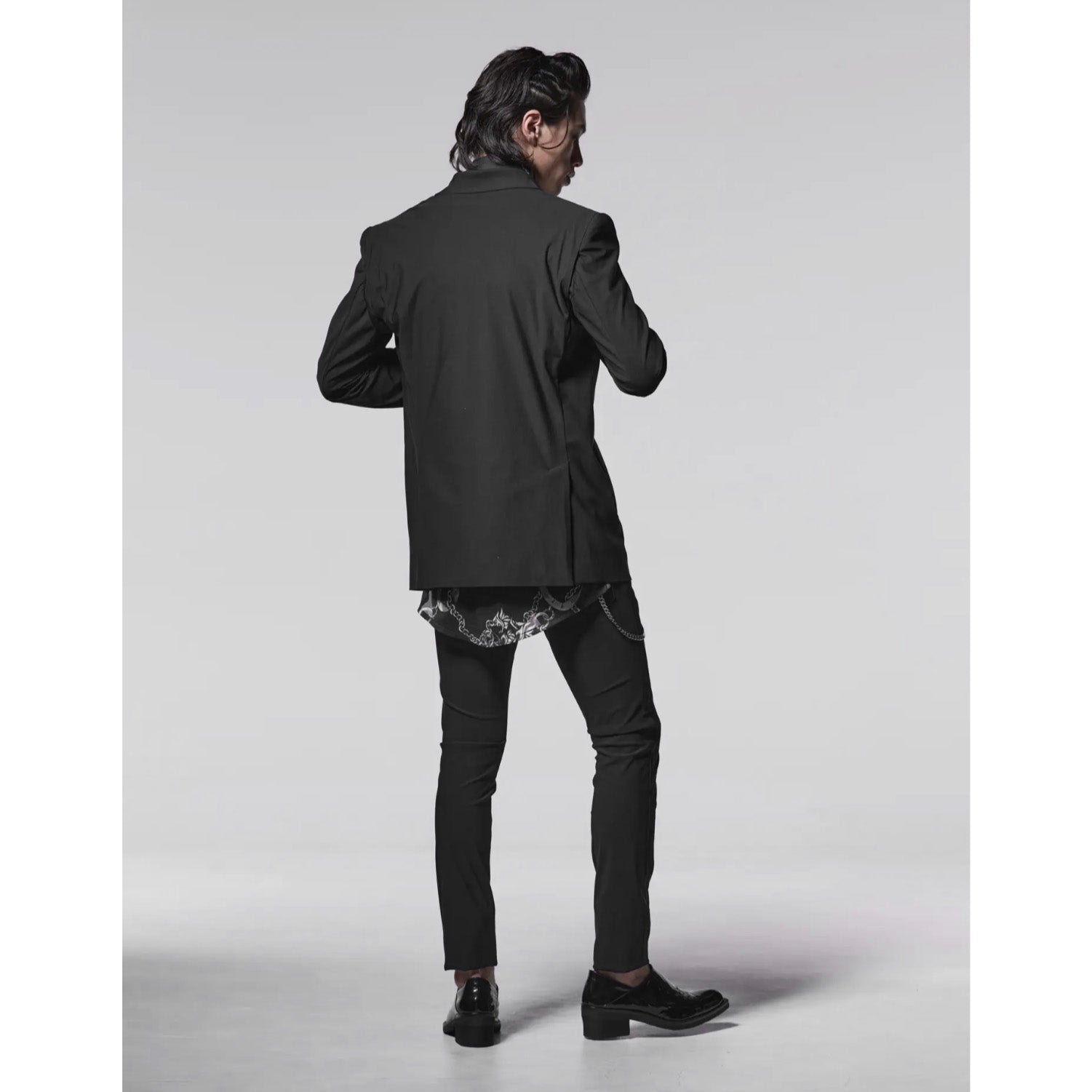 新品 kiryuyrik キリュウキリュウ / 24SS レオンジャケット アウター / KR-HJ02-600 / size M (BLACK) 123011-alm