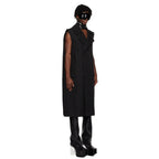 Rick Owens リックオウエンス / 美品 23AW LOXOR 期 / Black Sleeveless Slim Drella Coat コート ノースリーブ ドレラコート / RL02C7952-TWM / size 46 (BLACK) 352082-in-ue