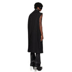 Rick Owens リックオウエンス / 美品 23AW LOXOR 期 / Black Sleeveless Slim Drella Coat コート ノースリーブ ドレラコート / RL02C7952-TWM / size 46 (BLACK) 352082-in-ue