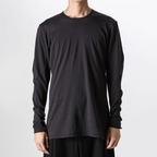 DEVOA デヴォア / 美品 24AW SVIN Cotton Long Sleeve Soft Jersey Cutsewn 長袖Tシャツ / CSC-28S3 / size 1 (COFFEE) 123036-alm