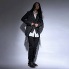 bajra バジュラ / 美品 26SS リネンカールマイヤージャケット テーラード ジャケット / 161BJ01 / size 3 (BLACK) 352155-in-ue