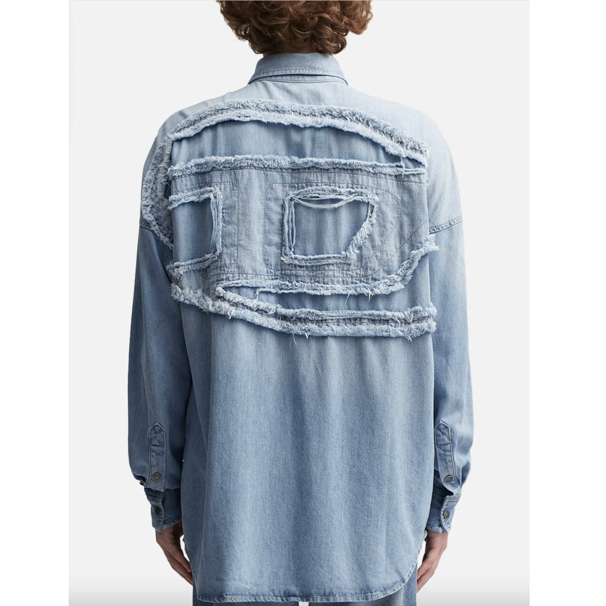 DIESEL ディーゼル / 美品 23AW D-KAMA デニムシャツ 長袖シャツ / A113830TGAQ / size S (INDIGO) 352195-in-ue