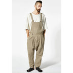 ISAMU KATAYAMA BACKLASH イサムカタヤマ バックラッシュ / 新品 サンプル品 24SS LINEN OVERALLS リネンオーバーオール サロペット パンツ / 2112-03 / size M (BEIGE) 123077-alm