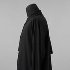 meagratia メアグラーティア / 美品  25SS Asymmetry SH アシンメトリー シャツ 長袖シャツ / 25271-0506 / size 1 (BLACK) 352011-in-ue