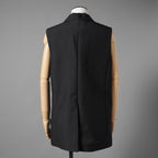 FENDI フェンディ / 24SS キッドモヘア ノースリーブ ジャケット / ベスト ブレザー / FT5990 S9A / size 40 (BLACK) レディース