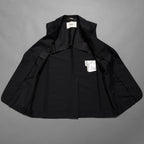 FENDI フェンディ / 24SS キッドモヘア ノースリーブ ジャケット / ベスト ブレザー / FT5990 S9A / size 40 (BLACK) レディース