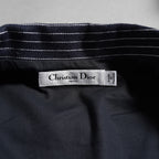 Christian Dior クリスチャン・ディオール / 美品 21SS コットンストライプ シャツワンピース / ドレス / 041R59A3731 / size 42 (BLUE) レディース