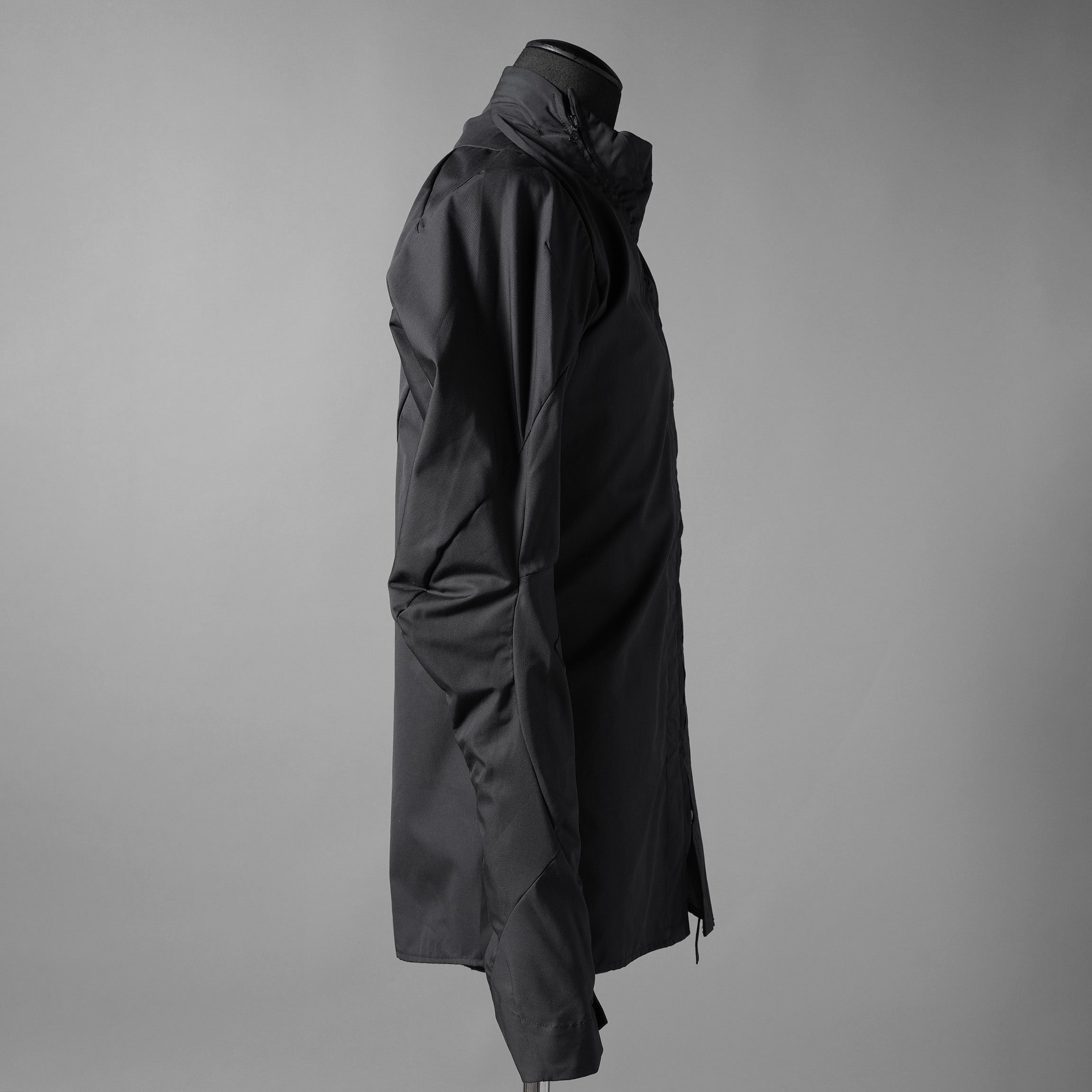 LEON EMANUEL BLANCK レオンエマニュエルブランク / Distortion Shirt Jacket  ジャケット / 長袖シャツ / DIS-DS-01 / size 48 (BLACK)