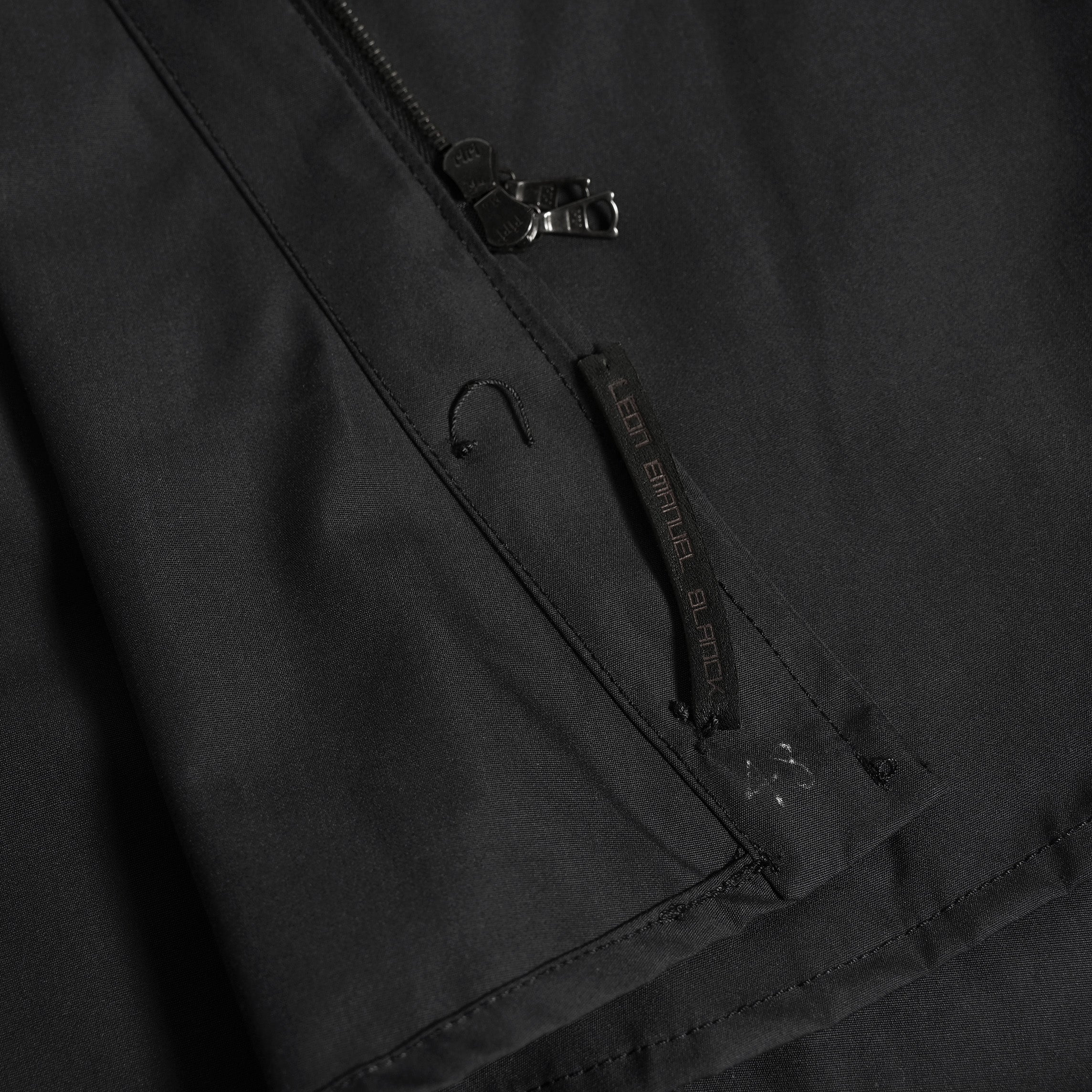 LEON EMANUEL BLANCK レオンエマニュエルブランク / Distortion Shirt Jacket  ジャケット / 長袖シャツ / DIS-DS-01 / size 48 (BLACK)