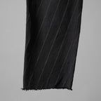m.a+ エムエークロス / 25SS vertical pocket elastic waist sarrouel / サルエル ジョッパーズ パンツ / PU521-LCST1 / size 48 (BLACK STRIPE)