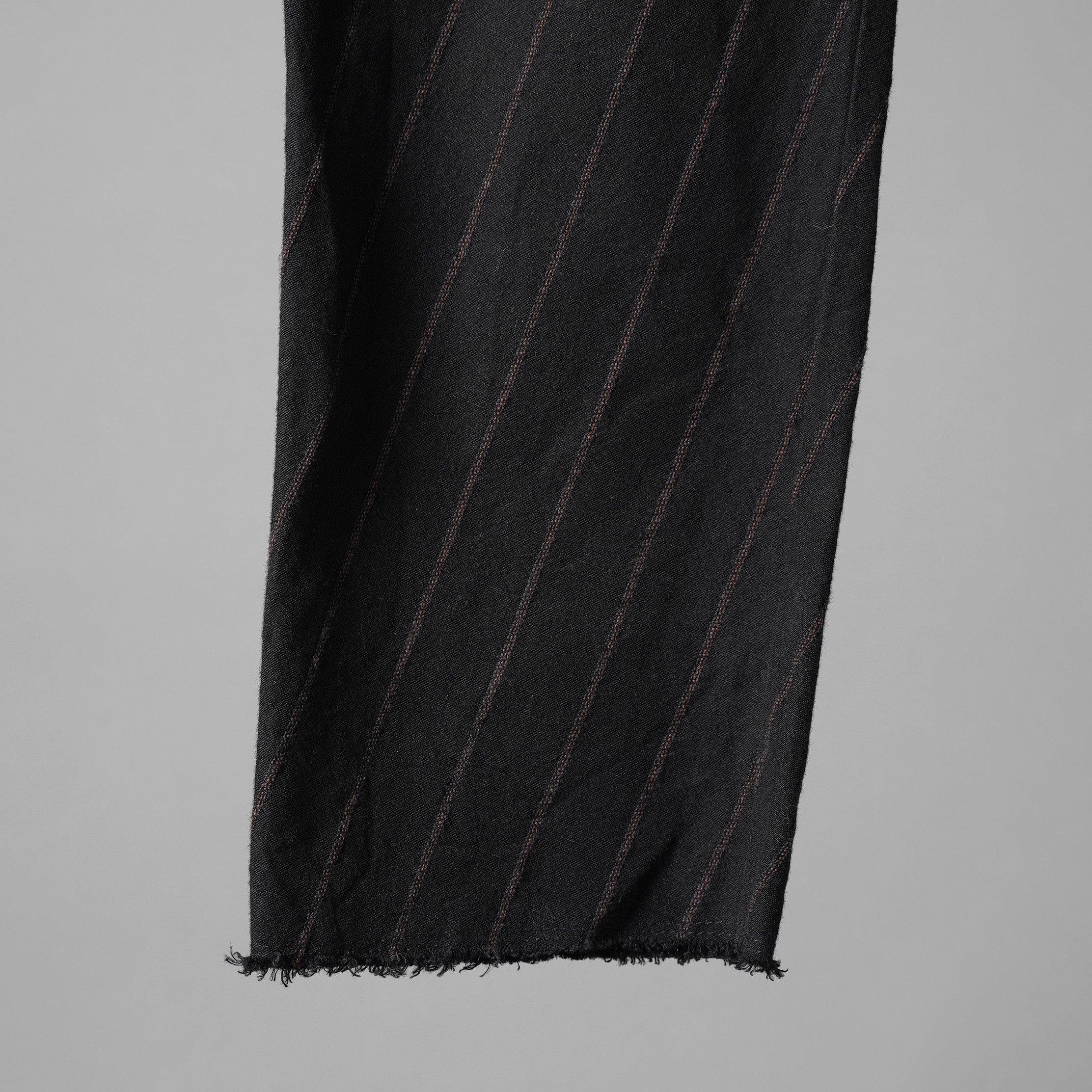 m.a+ エムエークロス / 25SS vertical pocket elastic waist sarrouel / サルエル ジョッパーズ パンツ / PU521-LCST1 / size 48 (BLACK STRIPE)