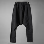 m.a+ エムエークロス / 25SS vertical pocket elastic waist sarrouel / サルエル ジョッパーズ パンツ / PU521-LCST1 / size 48 (BLACK STRIPE)