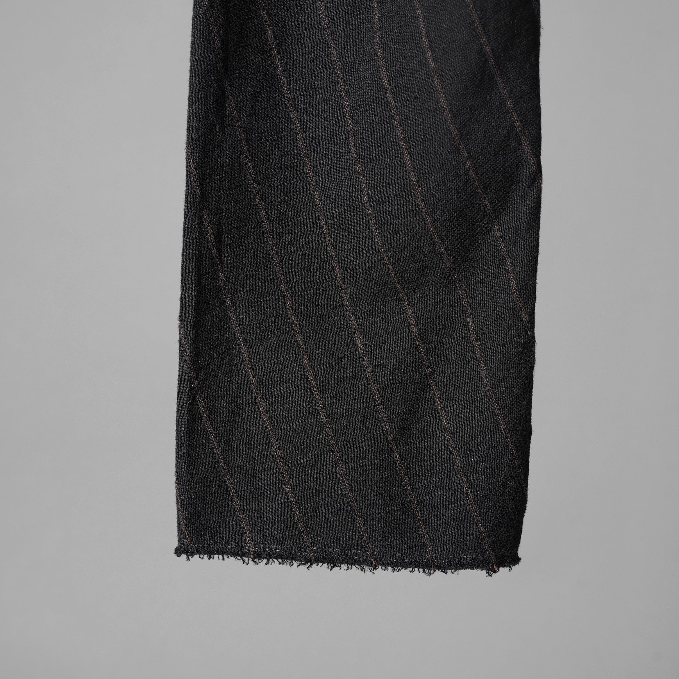 m.a+ エムエークロス / 25SS vertical pocket elastic waist sarrouel / サルエル ジョッパーズ パンツ / PU521-LCST1 / size 48 (BLACK STRIPE)
