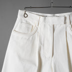 FENDI フェンディ / 21SS デニム バミューダパンツ / FLP623 AF72 / size 38 (WHITE) レディース