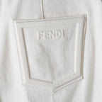 FENDI フェンディ / 21SS デニム バミューダパンツ / FLP623 AF72 / size 38 (WHITE) レディース