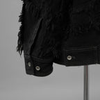 Rick Owens DRKSHDW ダークシャドウ / 22AW JUMBO WORKER JACKET (SHREDDED/SBSLH) アウター ジャケット / DU02A3761-BD / size XS (BLACK) 123004-alm